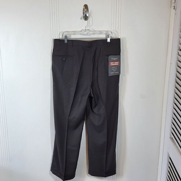 Haggar Men's Brown Pants - Picture 4 of 9